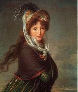 Portrait of a Young Woman-p Elisabeth LouiseVigee Lebrun